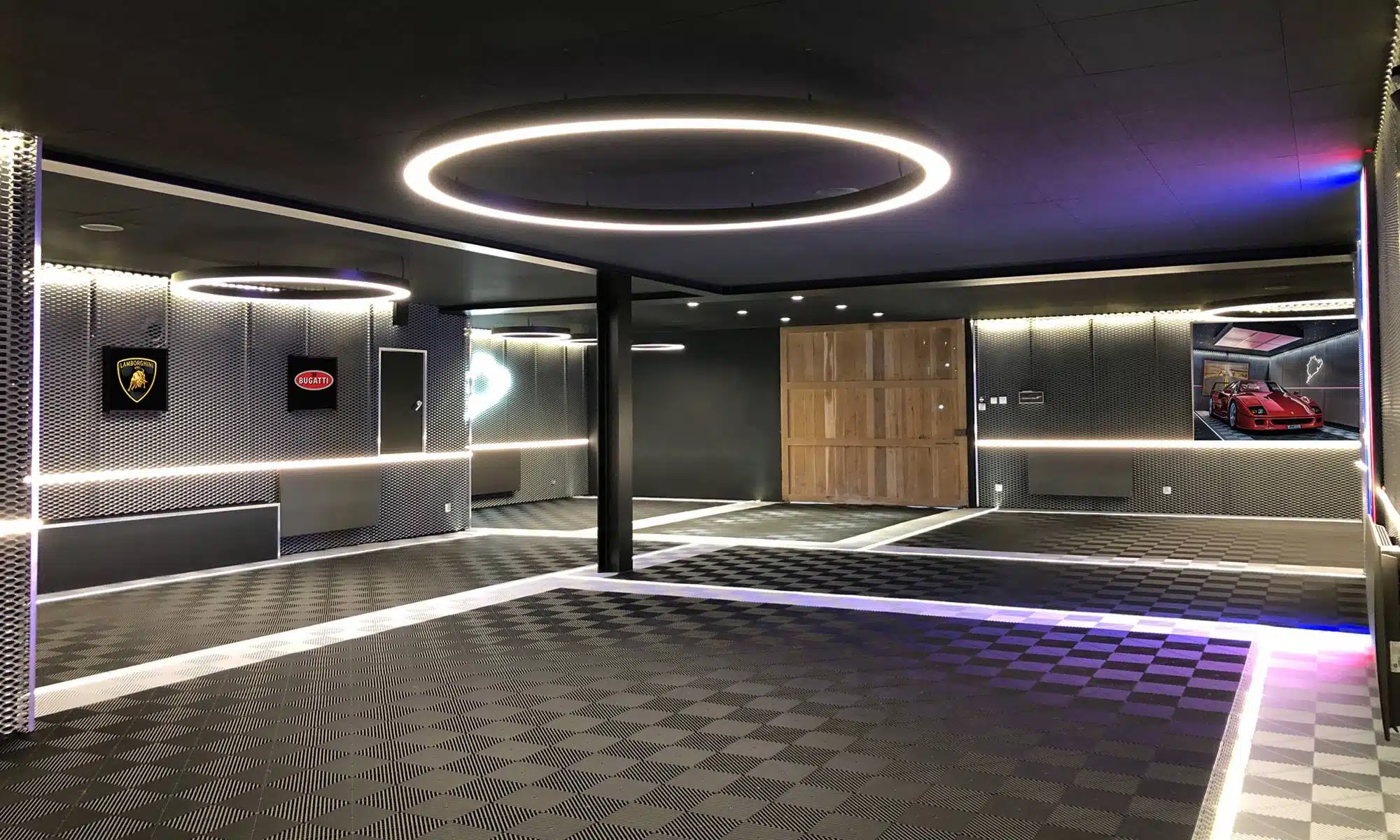 luminaire aménagement garage
