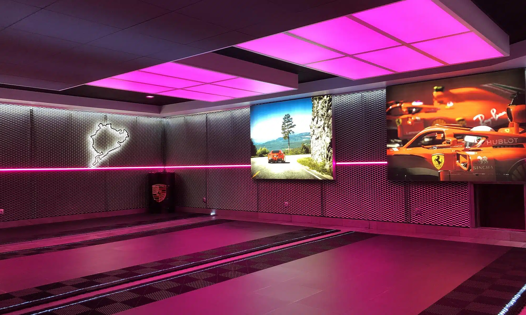 affiches lumineuses pour garage