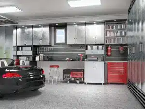 Un garage bien rangé