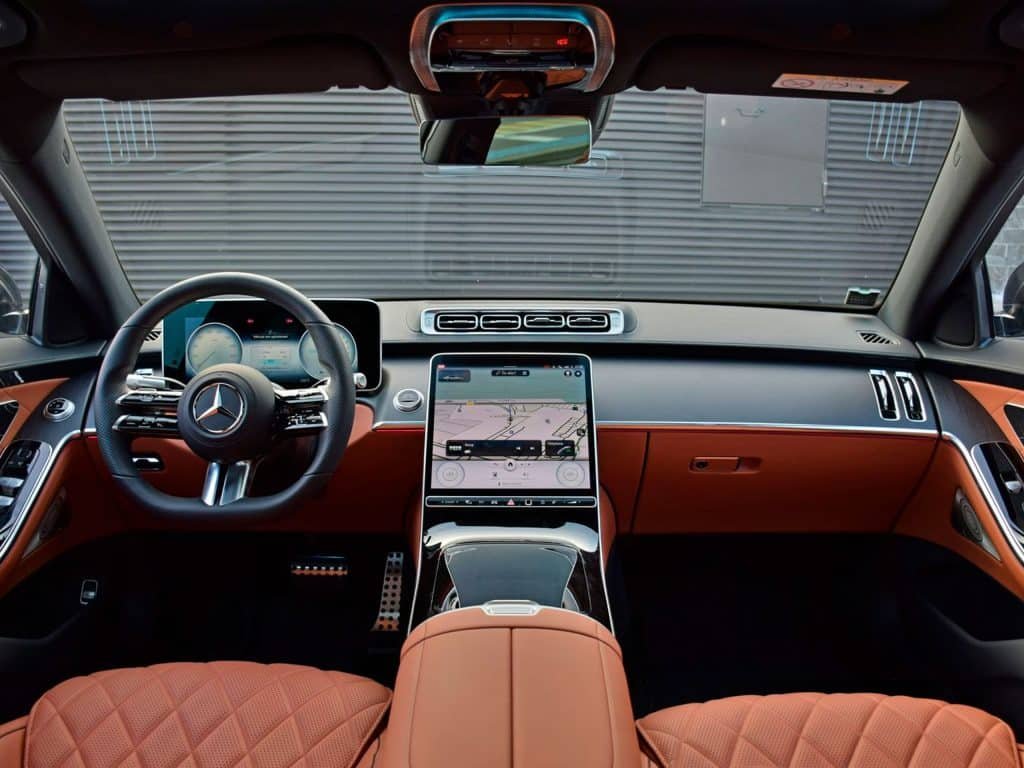 intérieur de la mercedes S580