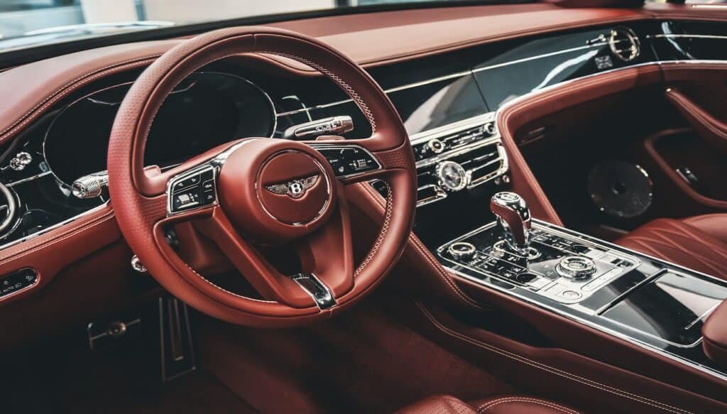 intérieur de la Bentley Mulsanne